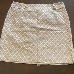 Banana Republic skirt with silver button details